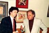 Boris i Lola Djukić, otvaranje Borisove izložbe (1987)